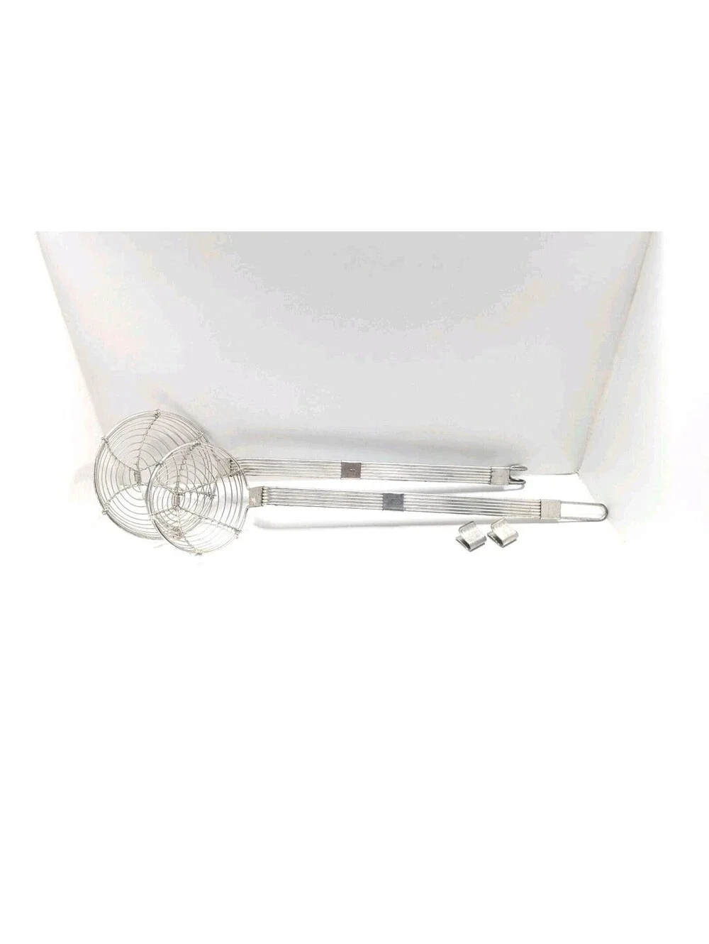 Williams Sonoma 2  Stainless Steel Spider Strainer 4’’ & 5’’ D, Made In France